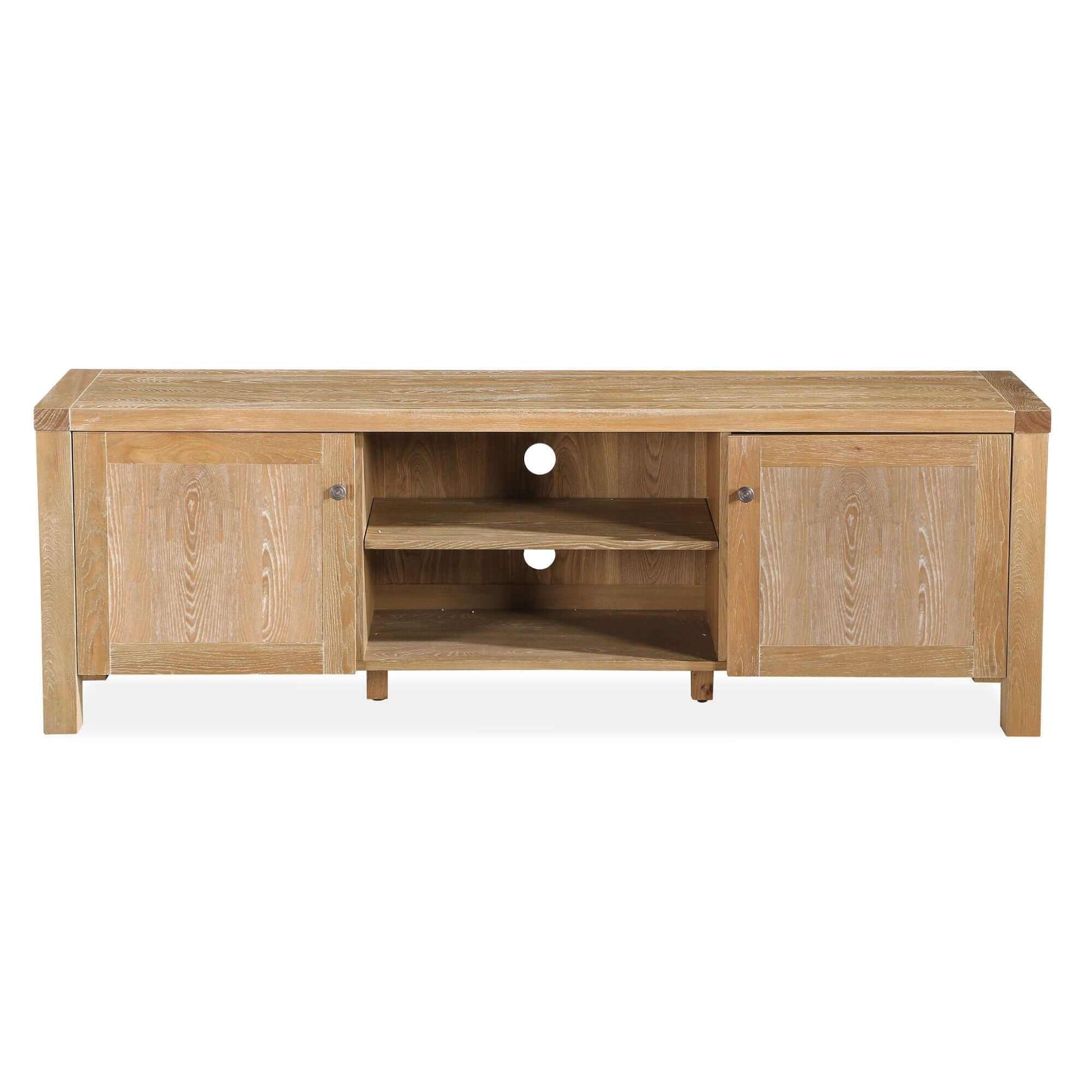 Woodland 140cm 2 Door TV Cabinet - Natural