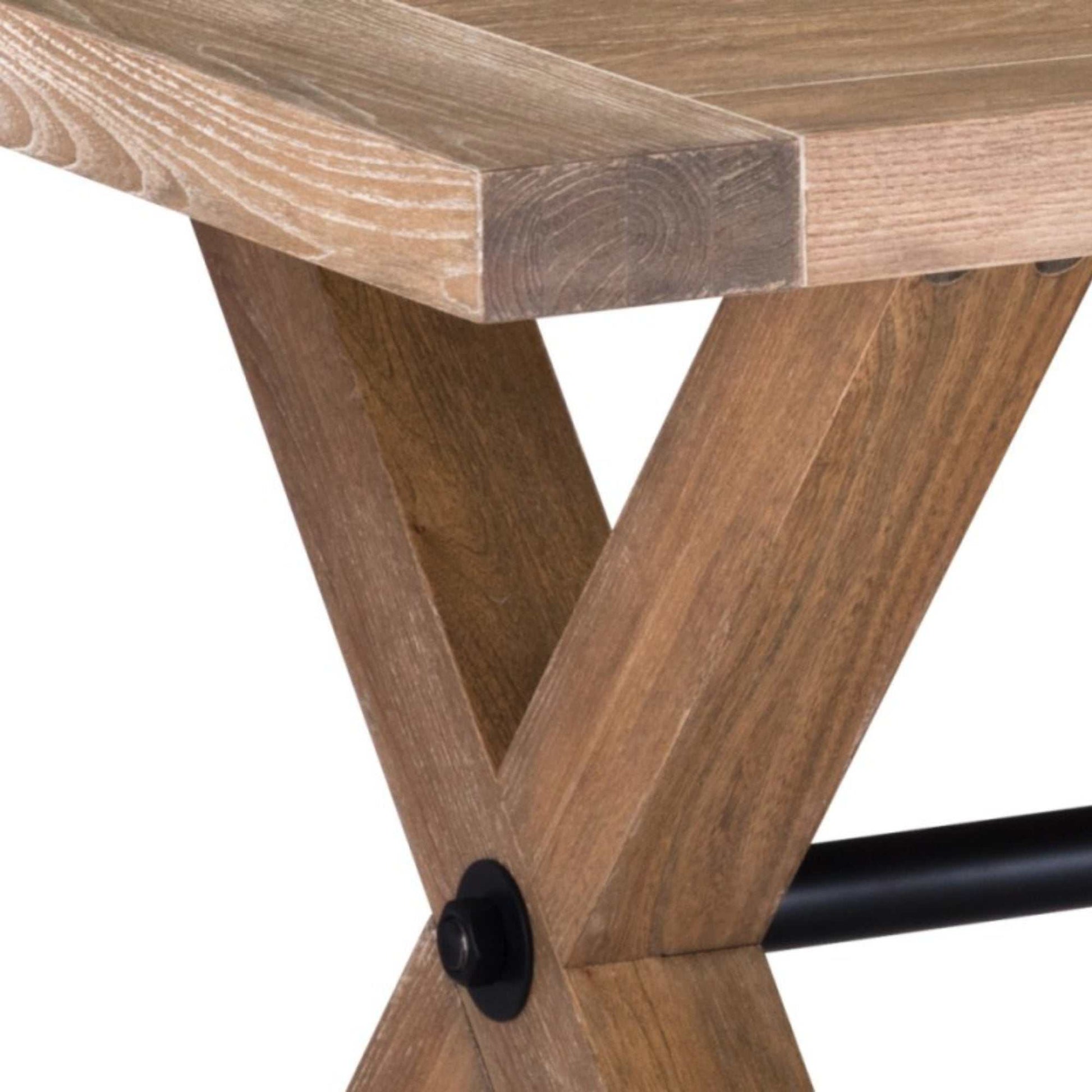 Woodland 7 Piece Outdoor Dining Table And Chair - Natural