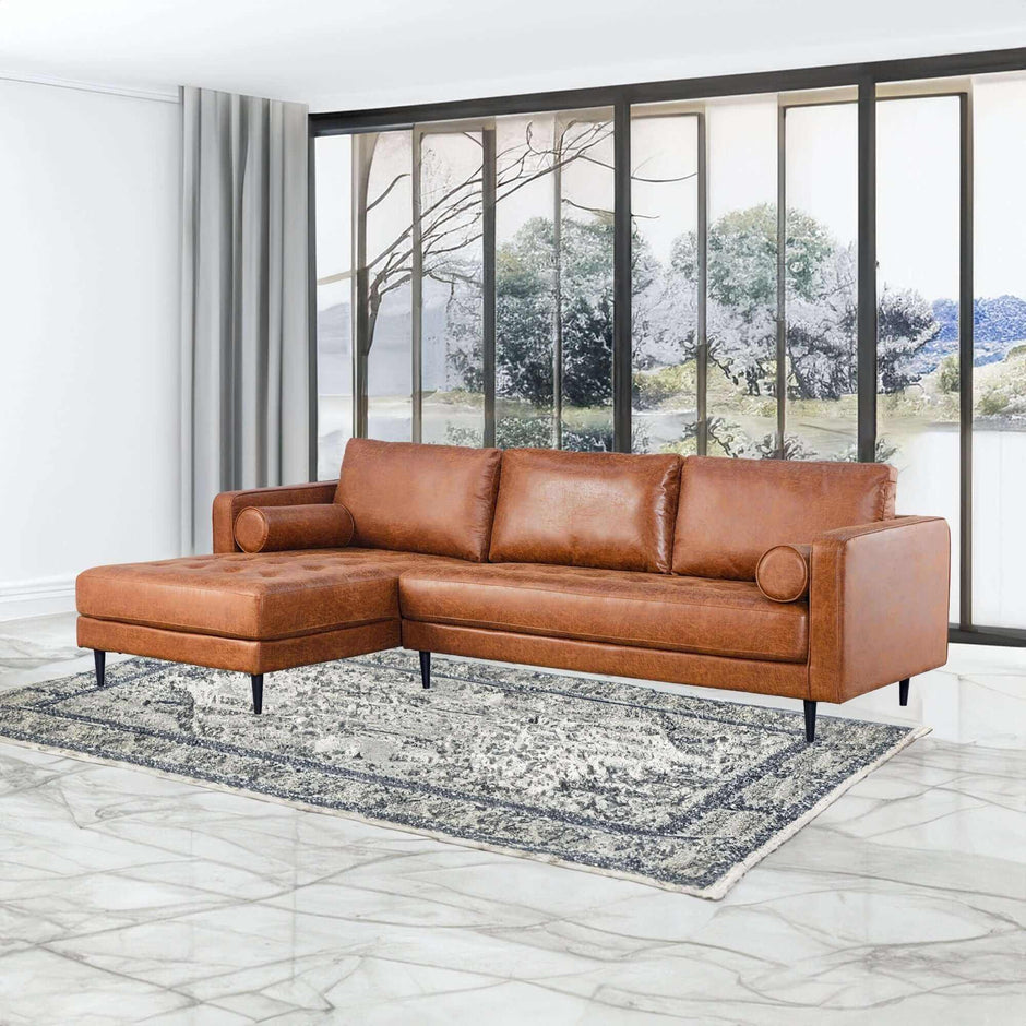 two seater chaise sofa 