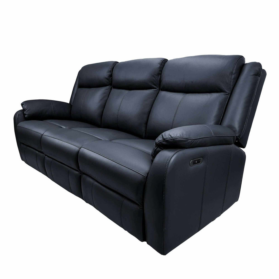 leather reclining sofa