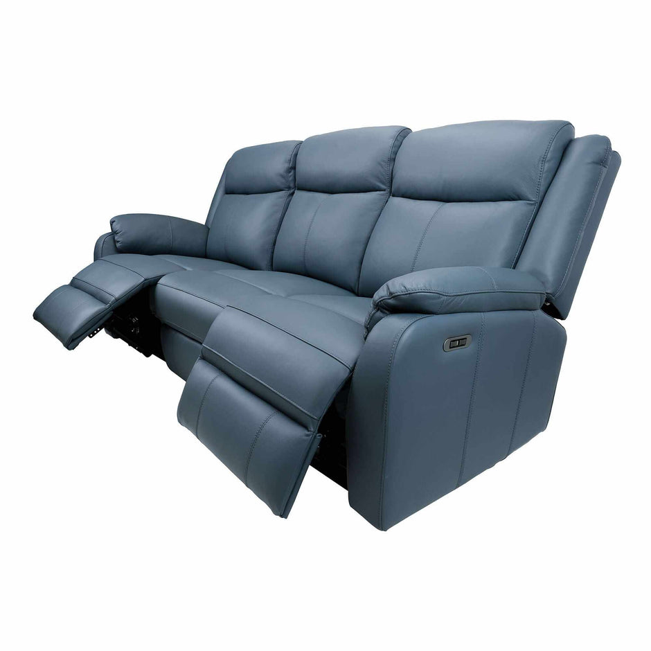 genuine leather recliner