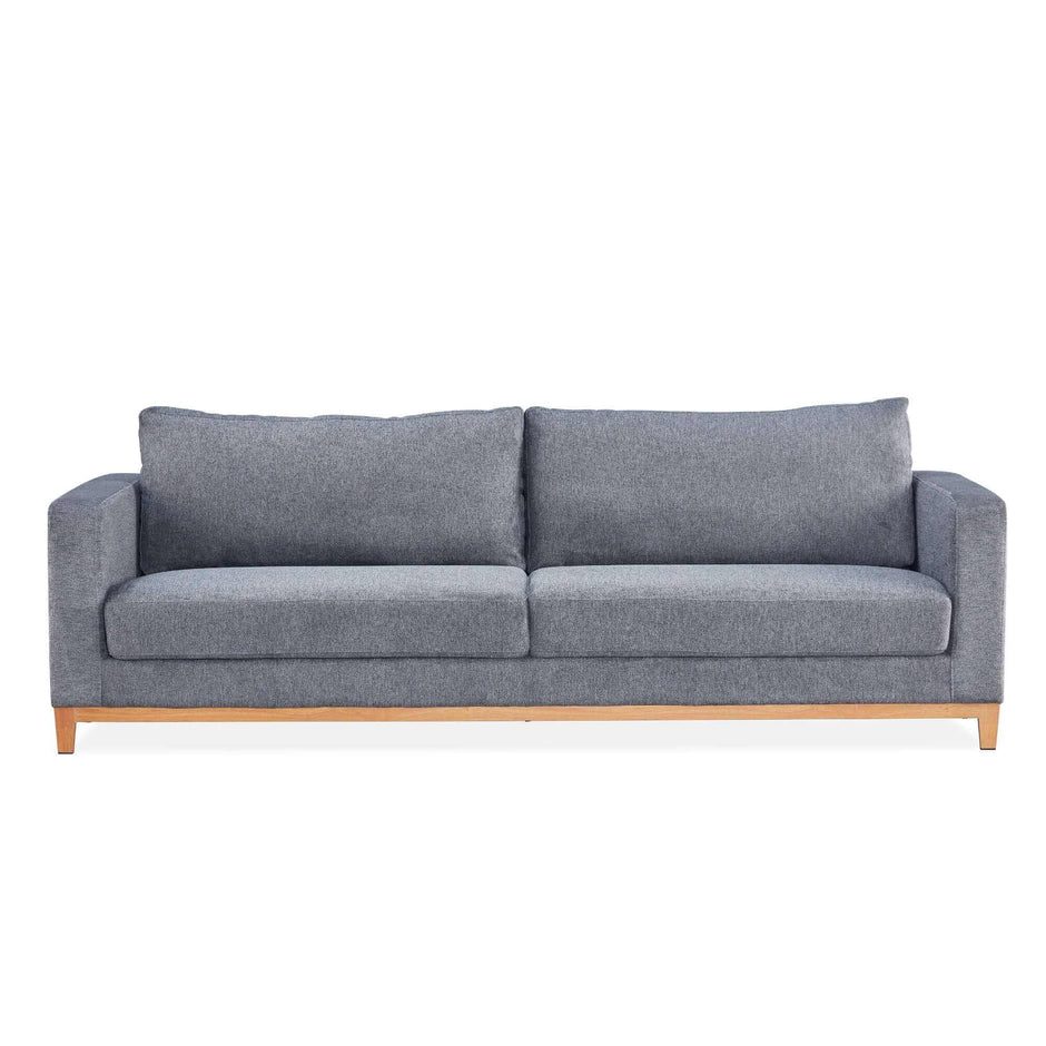 grey three seater sofa