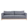 grey three seater sofa