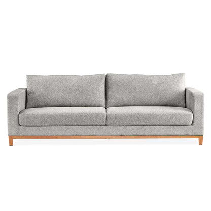 Emily Modern 4 Seater Sofa Upholstered Lounge - Light Grey