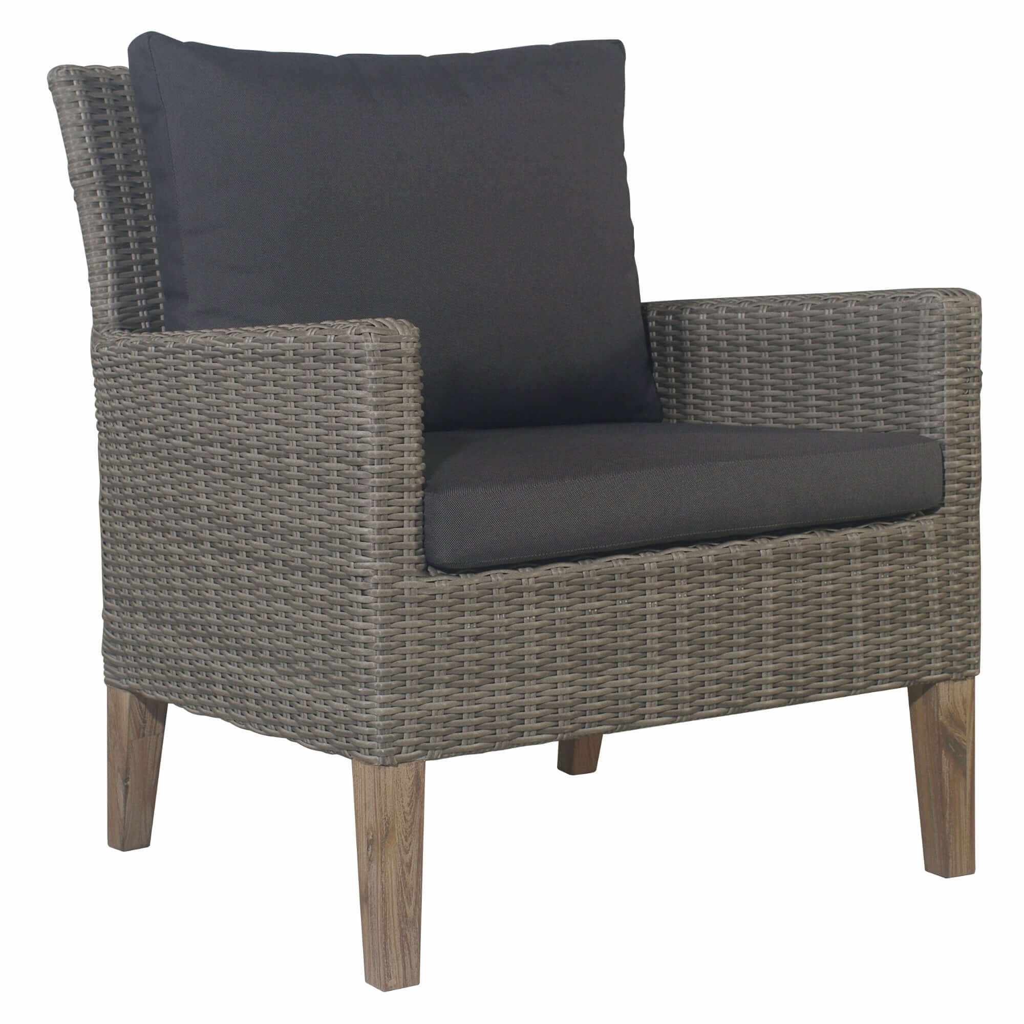 Byron Grey Rattan Garden Furniture 4pc Outdoor Sofa Set