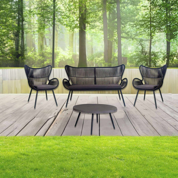 Outdoor Sofa Set and table