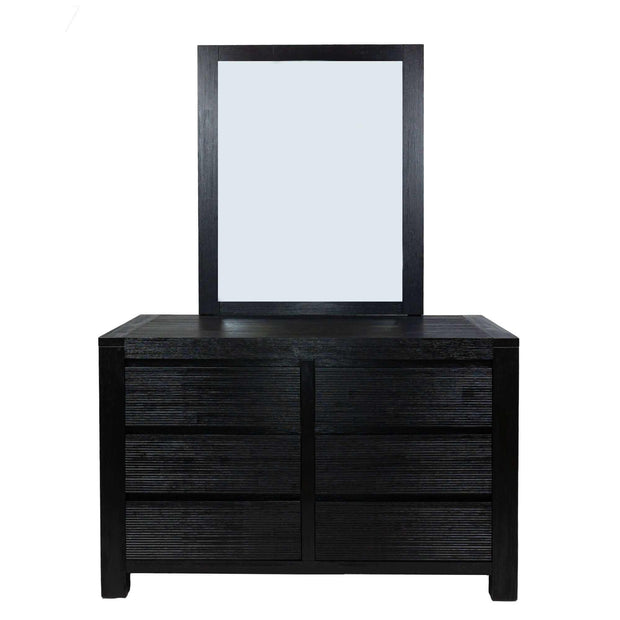 6 drawer mirrored chest