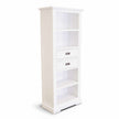 4 tier white bookcase