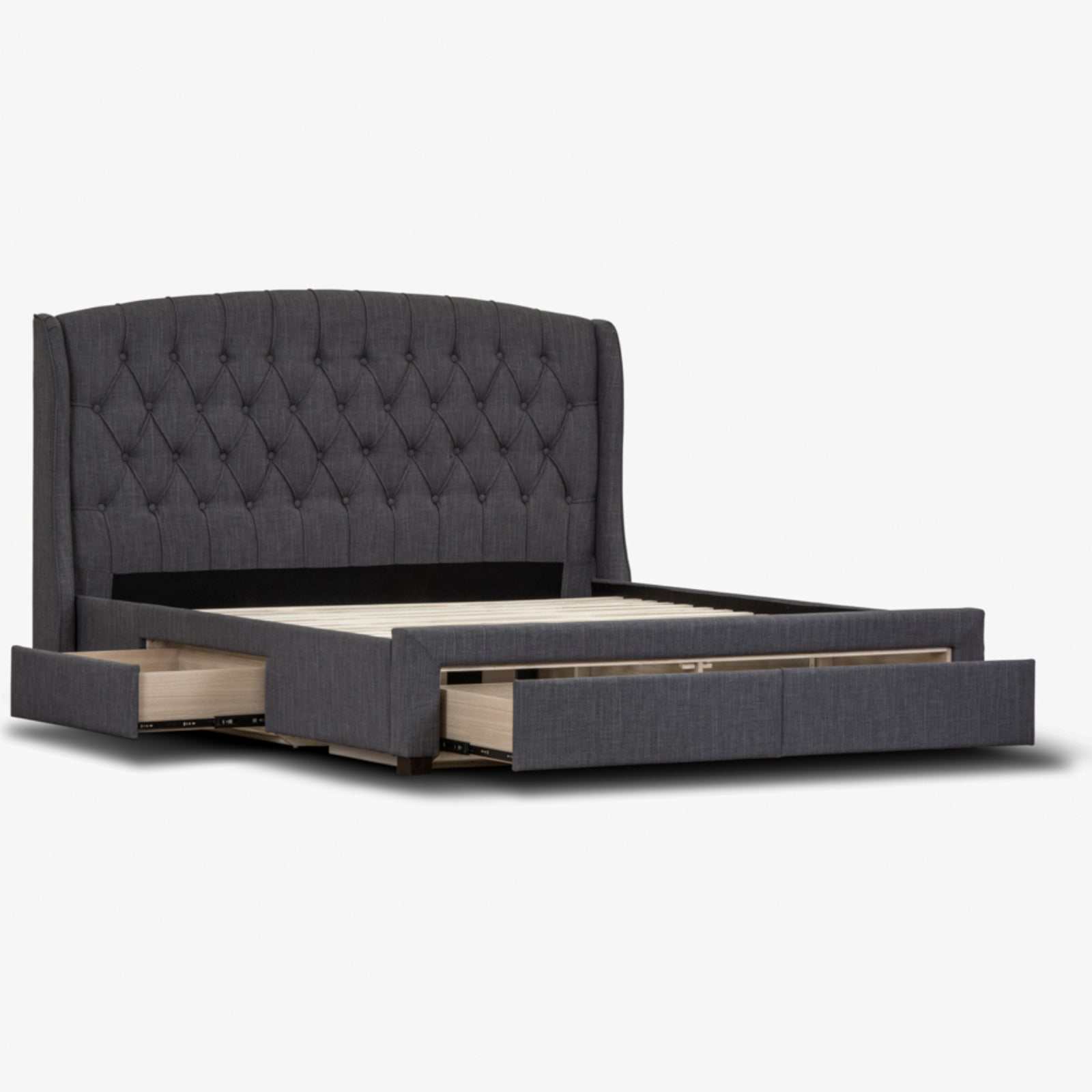 Honeydew Double Size Bed Frame Timber Mattress Base With Storage Drawe