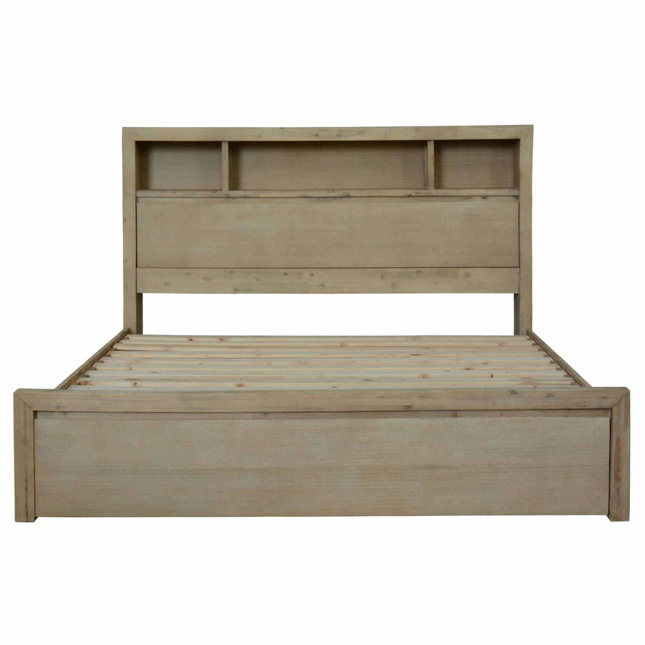 queen storage bedframe