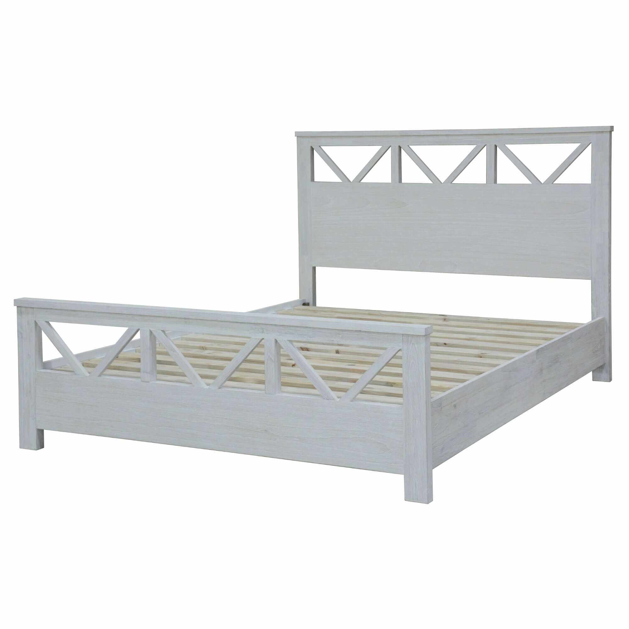 solid wood queen bed frame