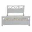 white double bed