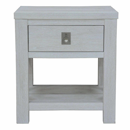 Myer 2pc Set Bedside Tables Storage Cabinet Shelf Side End Table White