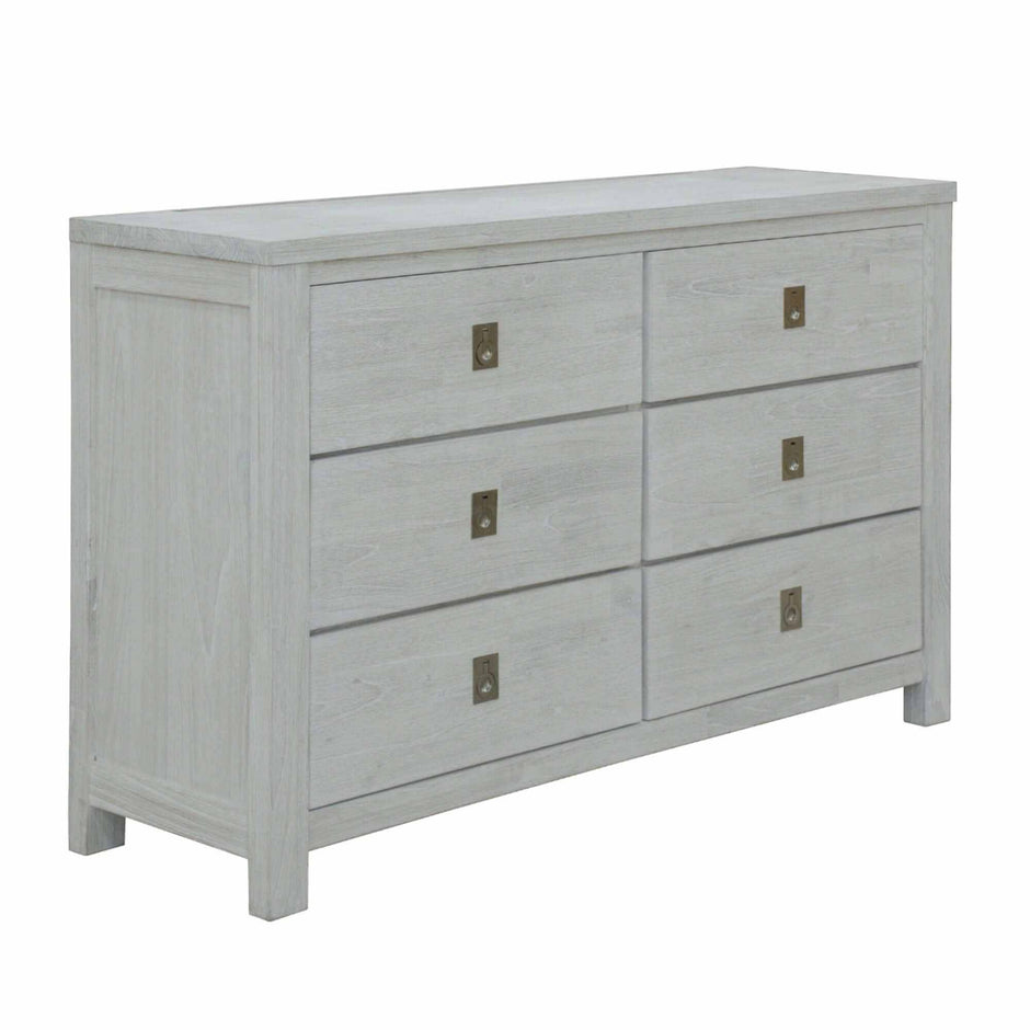 whitewash chest of drawers