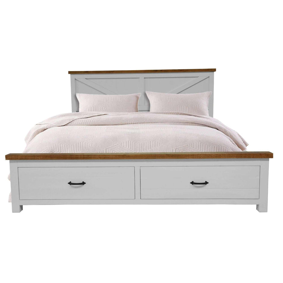 queen size bed with storage