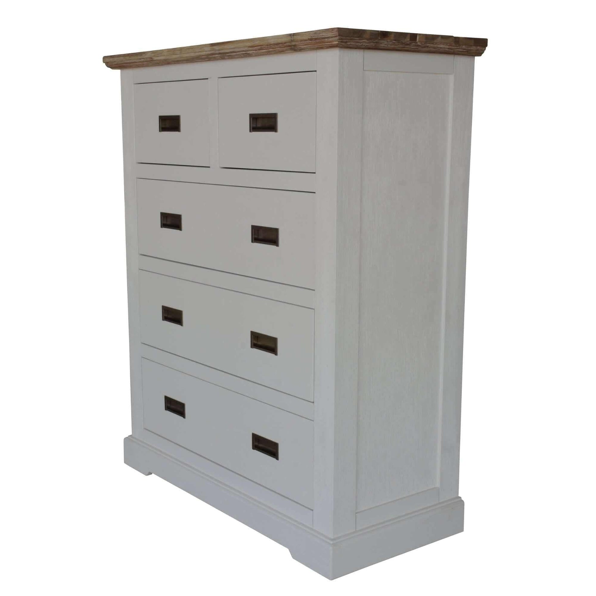 Fiona Hampton Chest of Drawers - White Grey