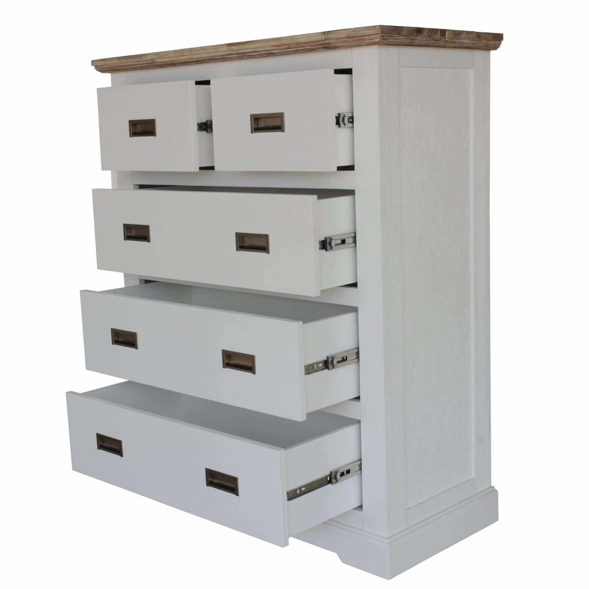 Fiona Hampton Chest of Drawers - White Grey