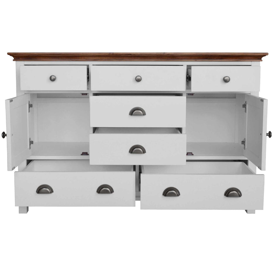 solid wood white dresser