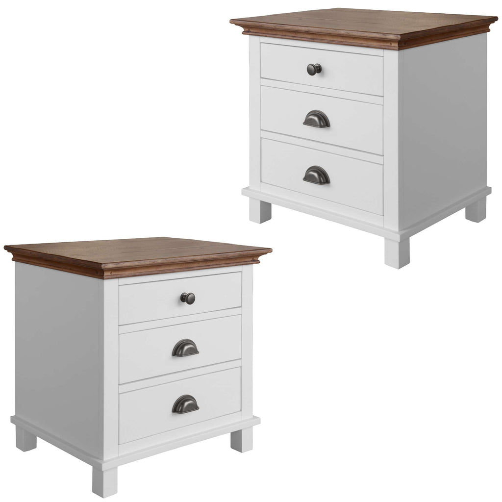 3 drawer nightstand set 