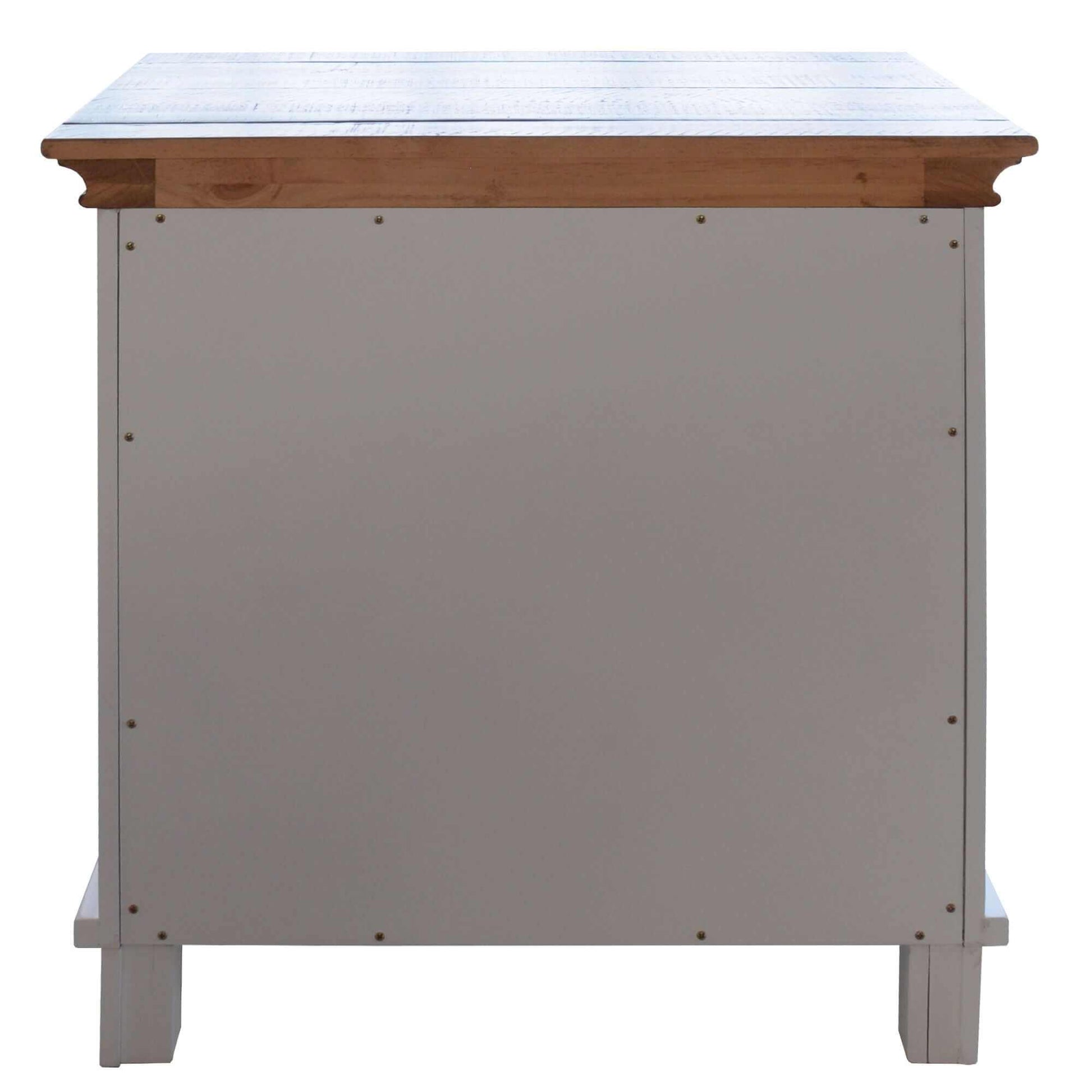 Virginia 3 Drawers Nightstand Set of 2 White
