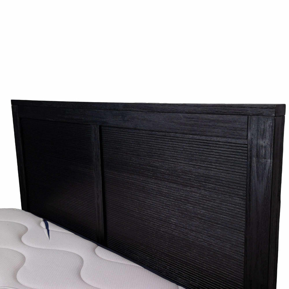 king bed frame black