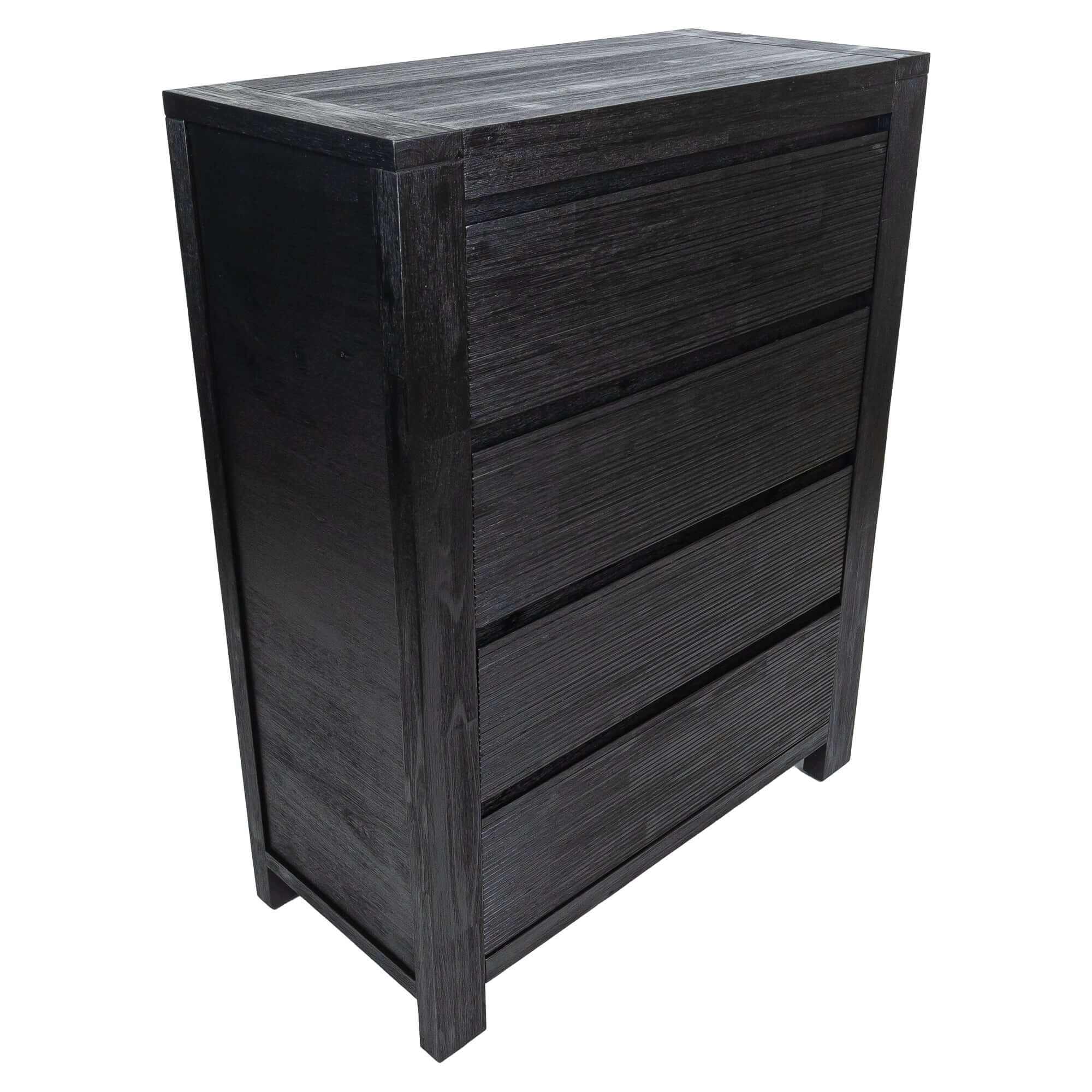 Tofino 3pc Black Bedroom Furniture Set