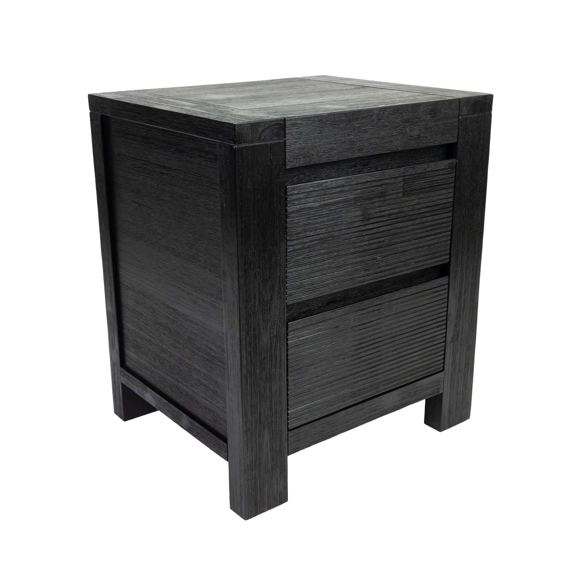 Tofino 3pc Black Bedroom Furniture Set