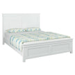 white queen size bed frame