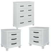Lily 3 Piece Bedroom Set White