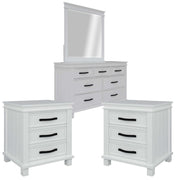 Lily White Dresser And Nightstand Set 4pc Bedroom Set