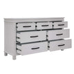 white dresser 7 drawers