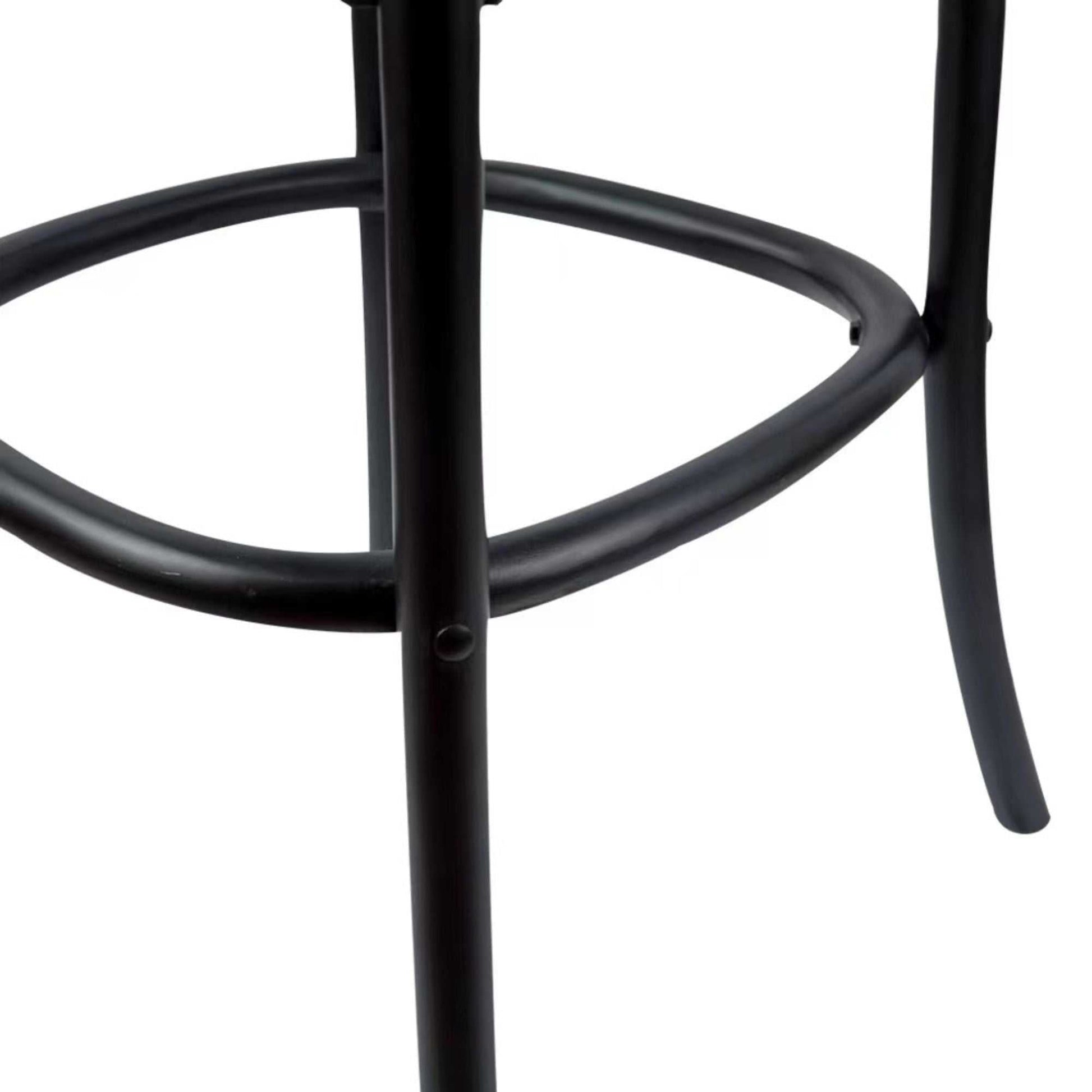 Aster 4pc Crossback Bar Stools Dining Chair Solid Birch Timber Rattan 
