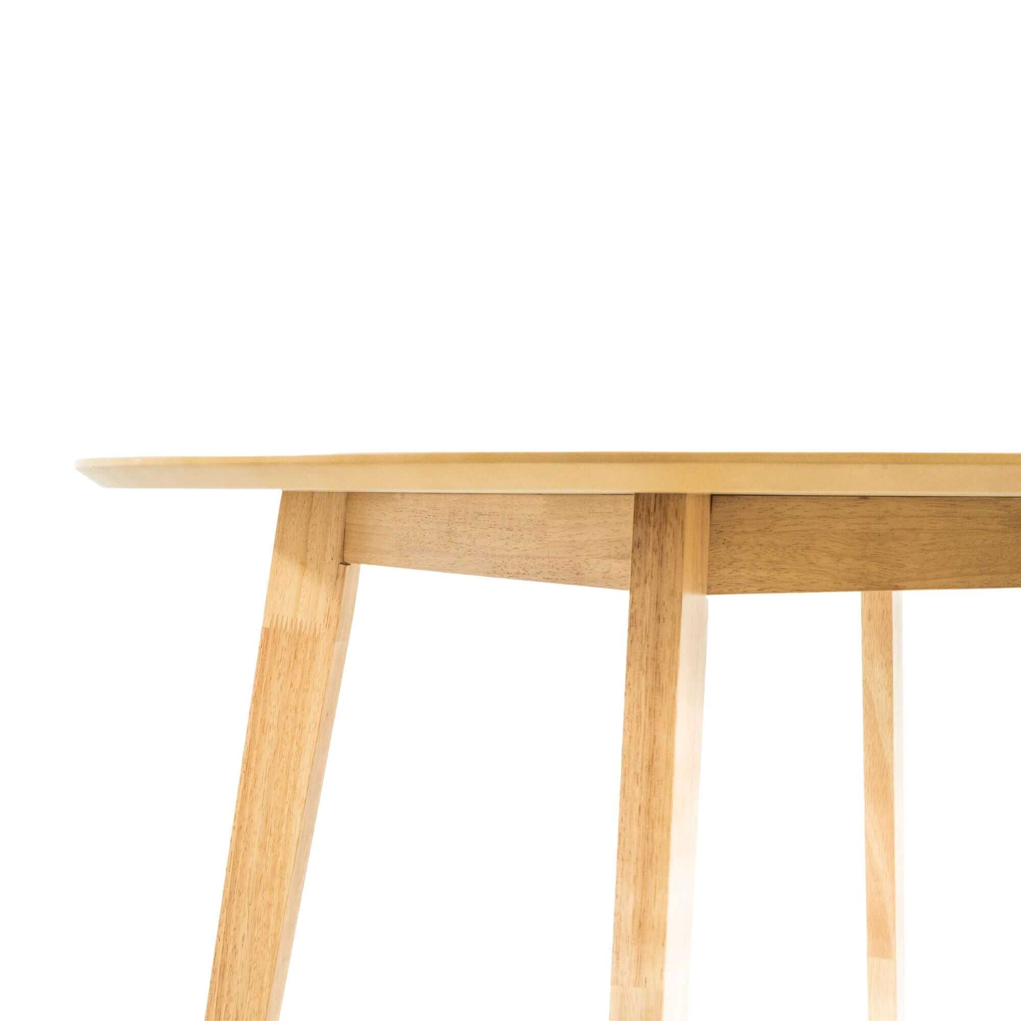 Cusco 5 pc Dining Table Set 100cm and 4 Fabric Seat Scandinavian Chair