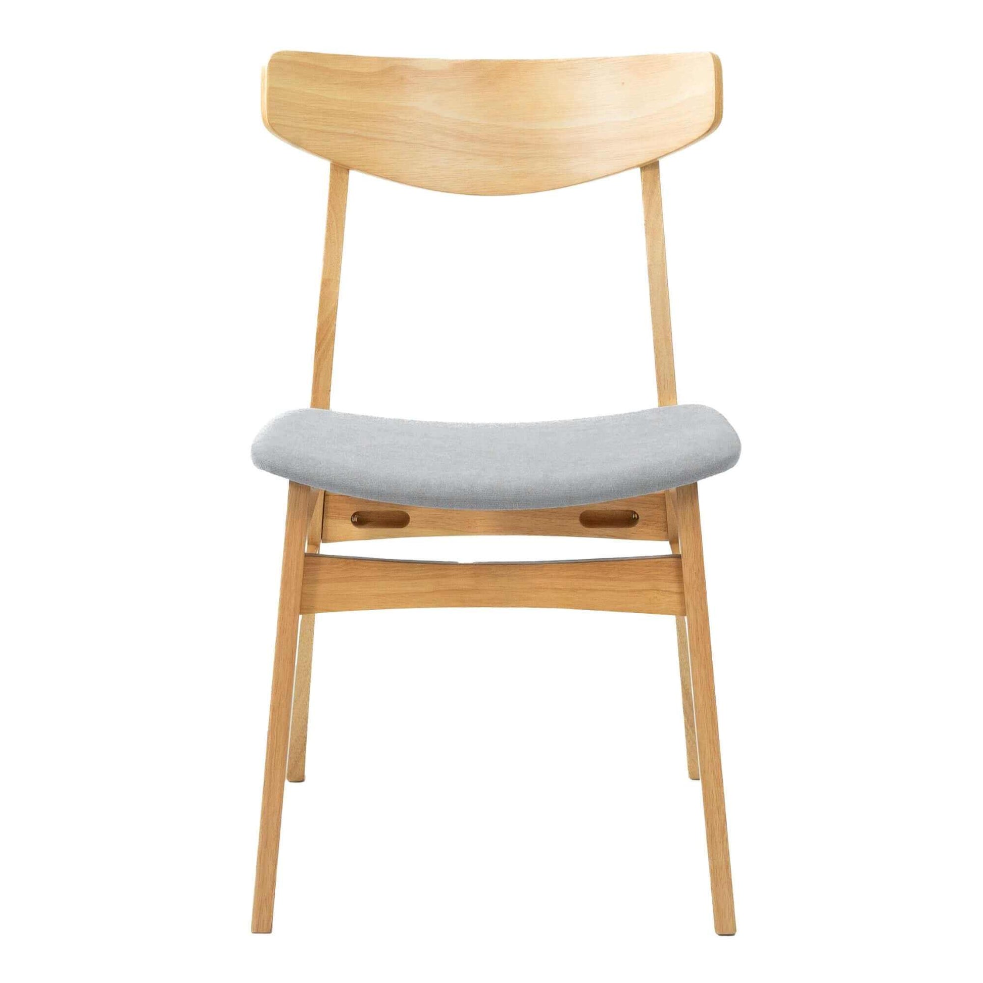 Cusco Fabric Seat Scandinavian Dining Chairs Set of 4