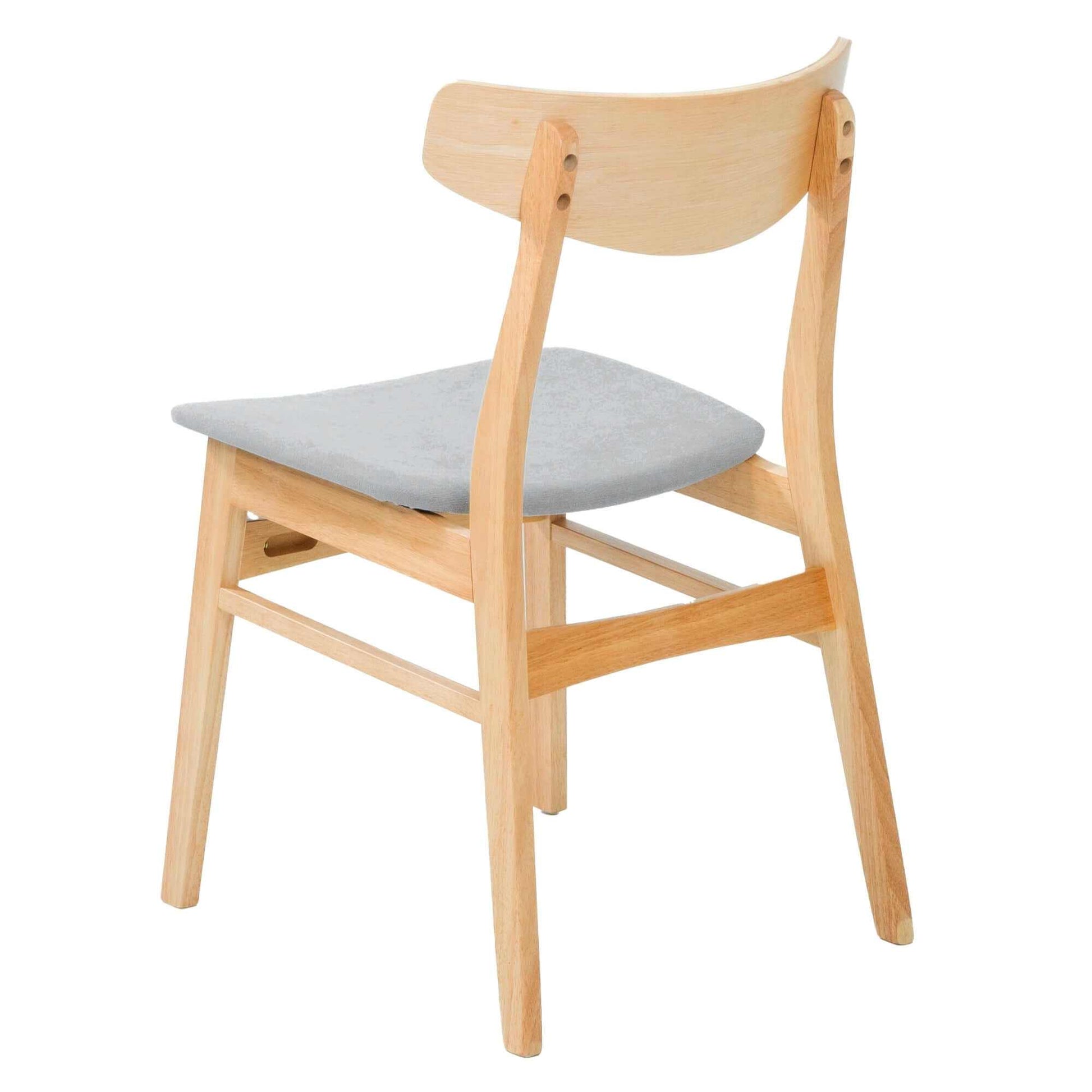 Cusco Fabric Seat Scandinavian Dining Chairs Set of 4