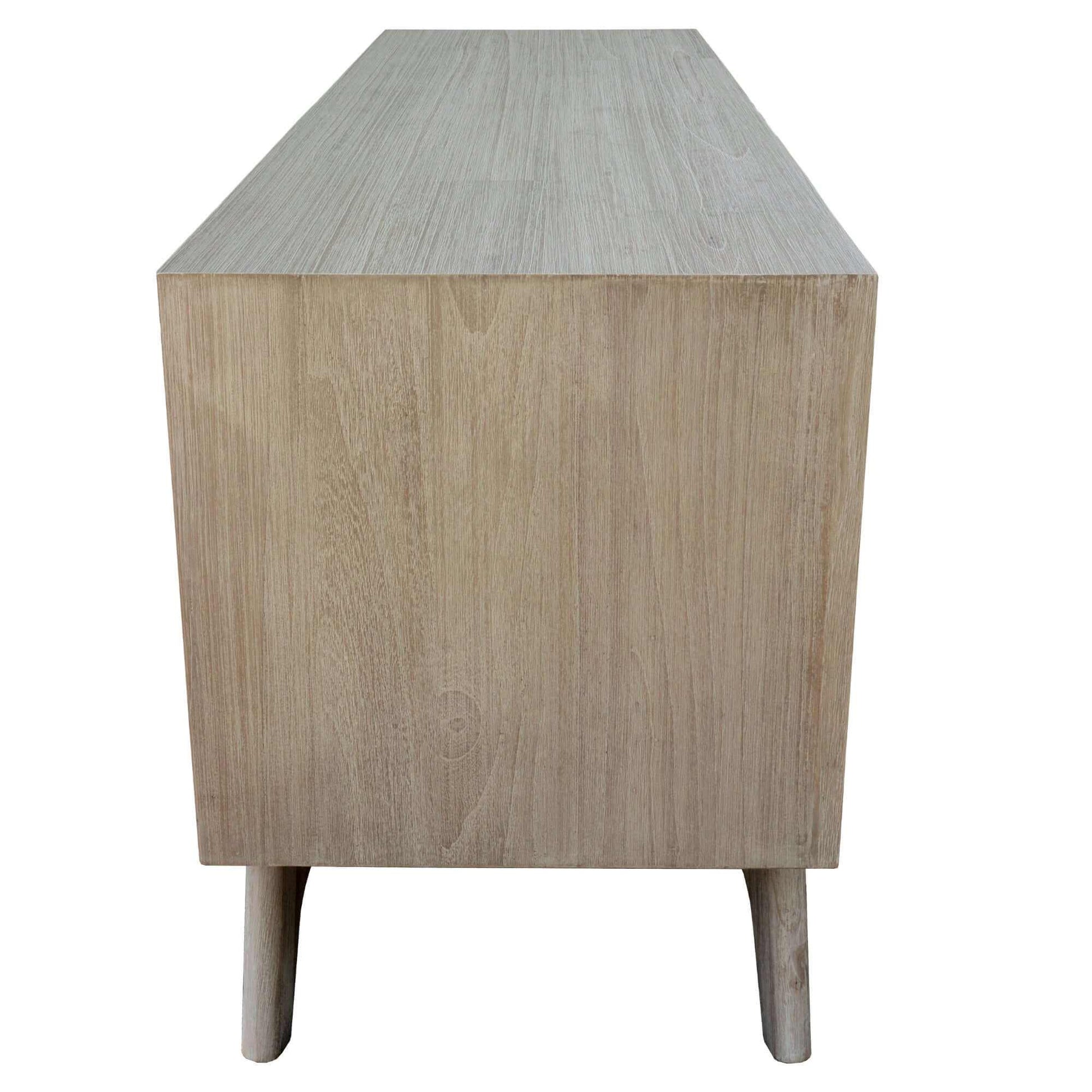 Tyler 166cm Modern Entertainment Center 2 Door - Brushed Smoke