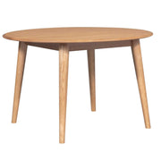 Emilio Round 4 Seater Dining Table Scandinavian Style - Oak
