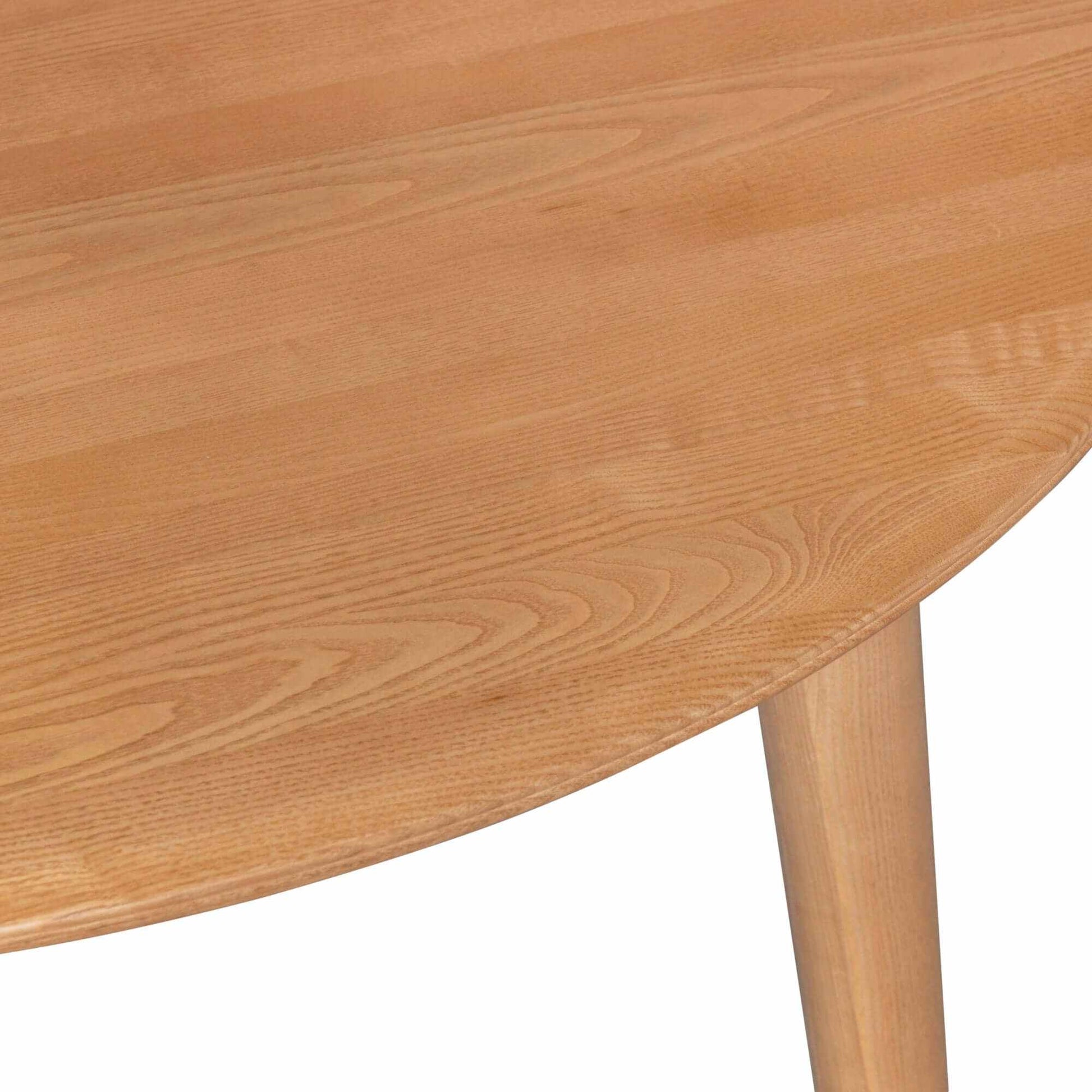 Emilio Round 4 Seater Dining Table Scandinavian Style - Oak