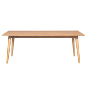Emilio Scandinavian Style 210cm Solid Ash Wood Dining Table