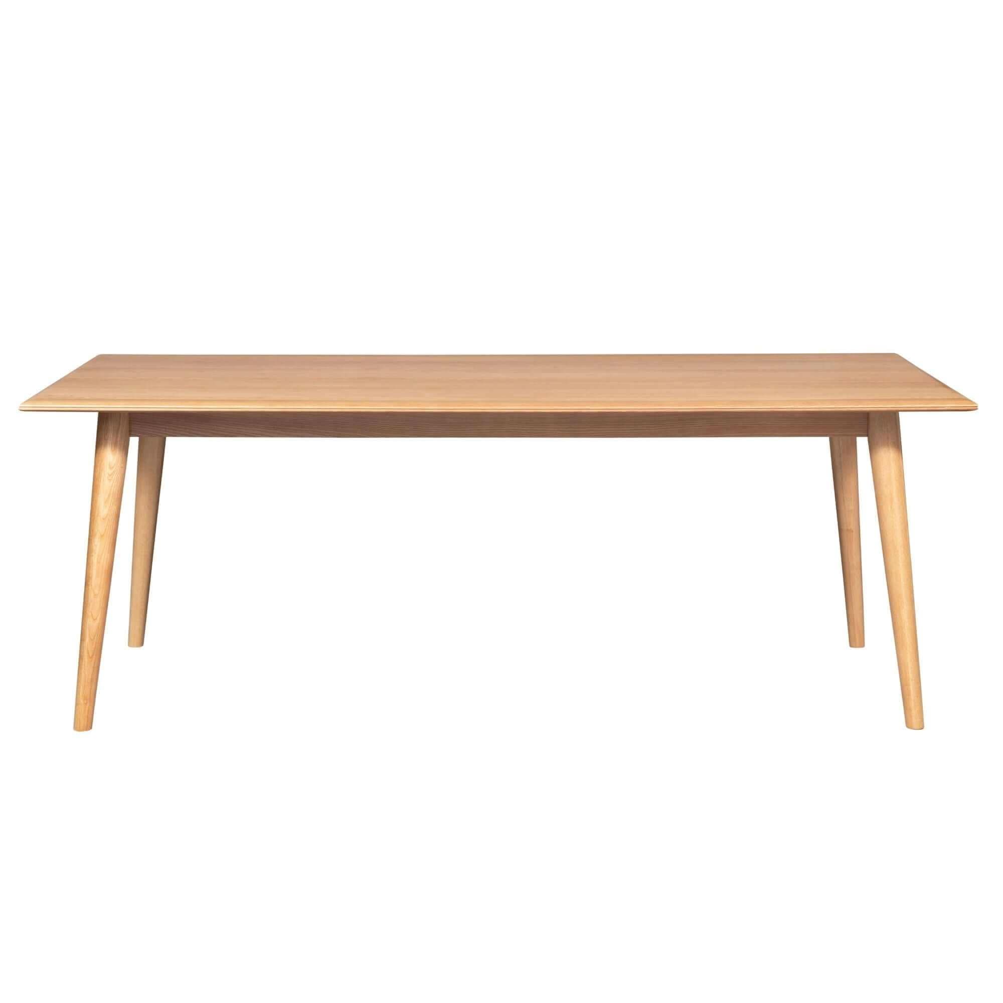 Emilio Scandinavian Style 210cm Solid Ash Wood Dining Table