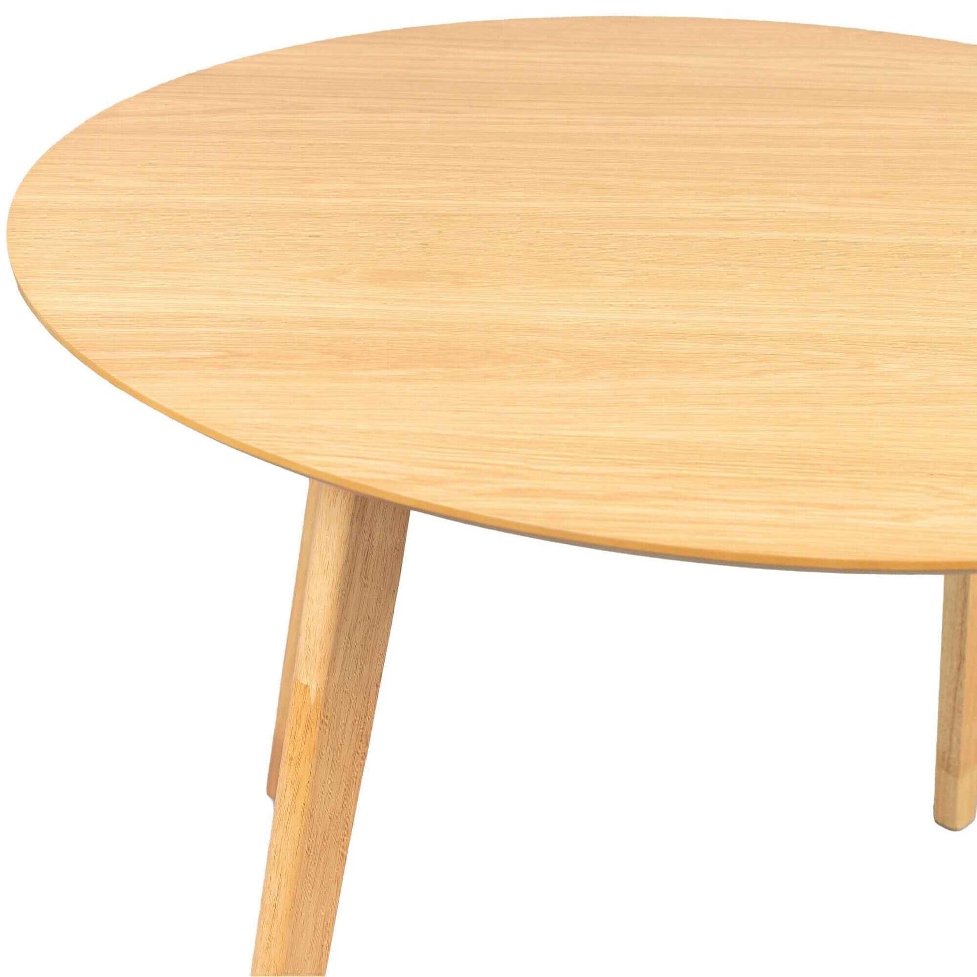 Oscar 5pc Dining Set Scandinavian Style Round Table and Chairs