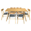 scandinavian dining table and chairs