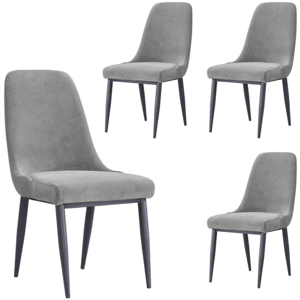 mid century dining chair set of 4