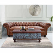 Konark Antique Handcrafted Mango Wood Coffee Table