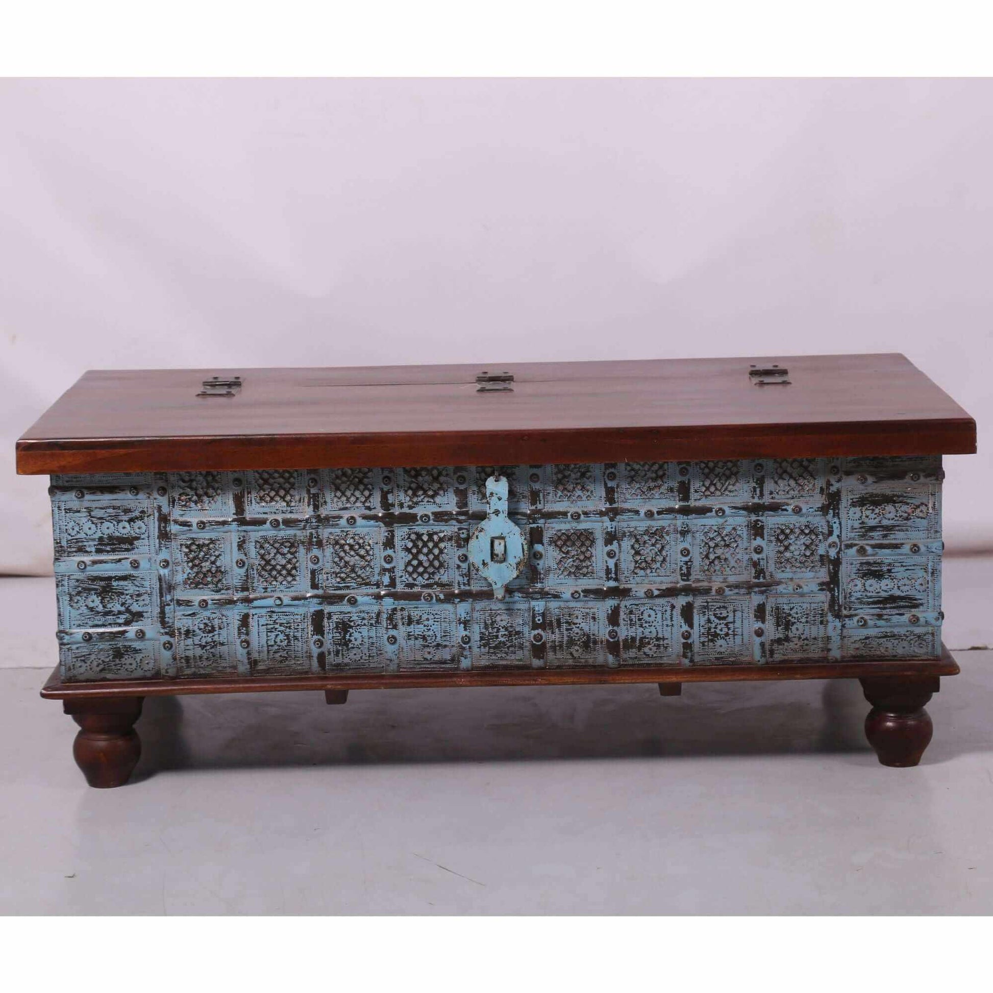 Konark Antique Handcrafted Mango Wood Coffee Table