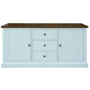 Norah Solid Acacia Timber Sideboard Buffet Table 165cm 2 Door 3 Drawer