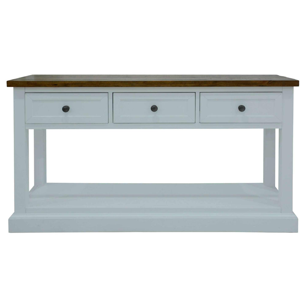 hampton style console table