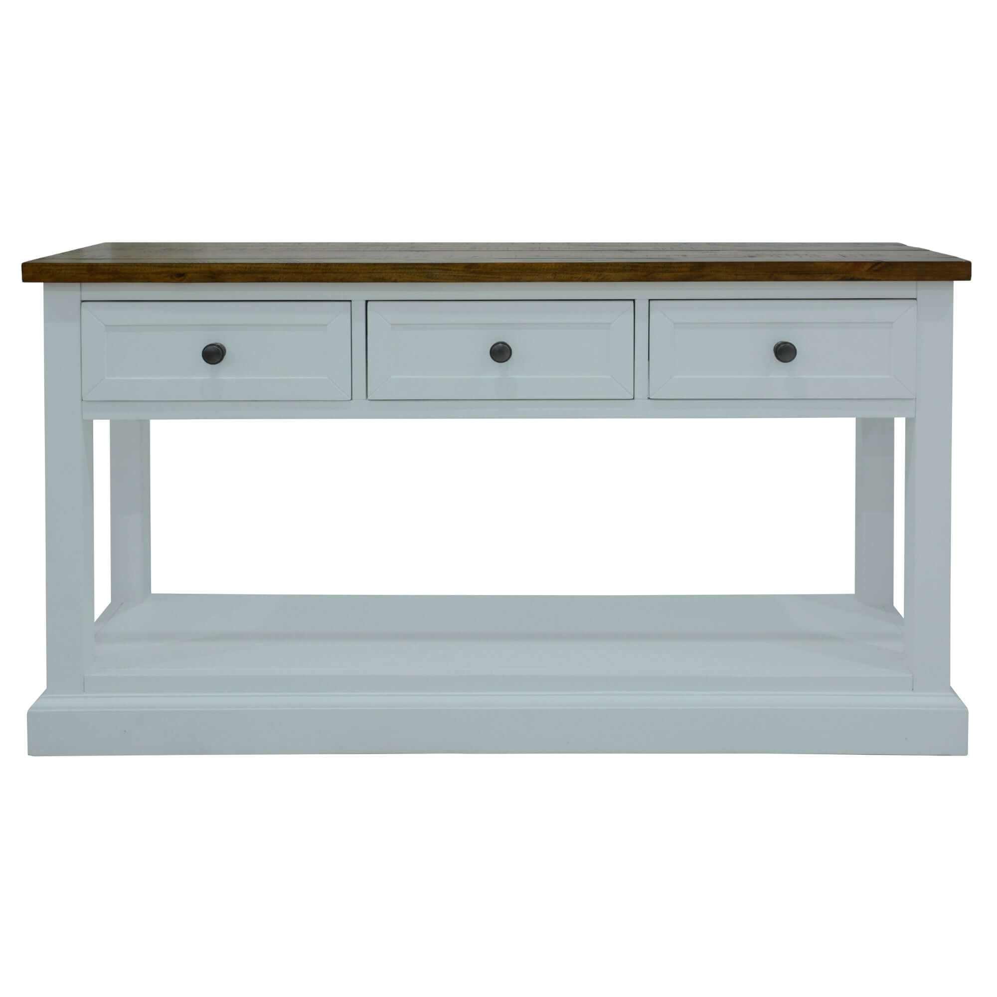 hampton style console table