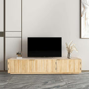 Cyrus Natural Wood TV Console 200cm 3 Door