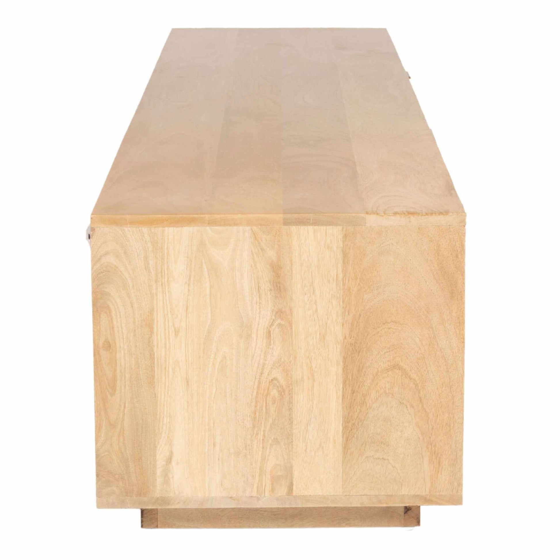 Cyrus Natural Wood TV Console 200cm 3 Door